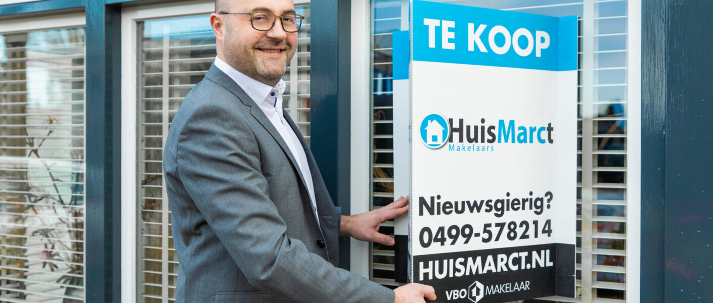 HuisMarct - TE KOOP bord